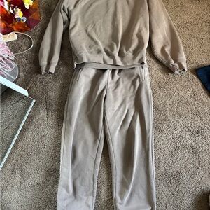 GAP Brown  Neutral Sweatshirt and Joggers Set XS/S